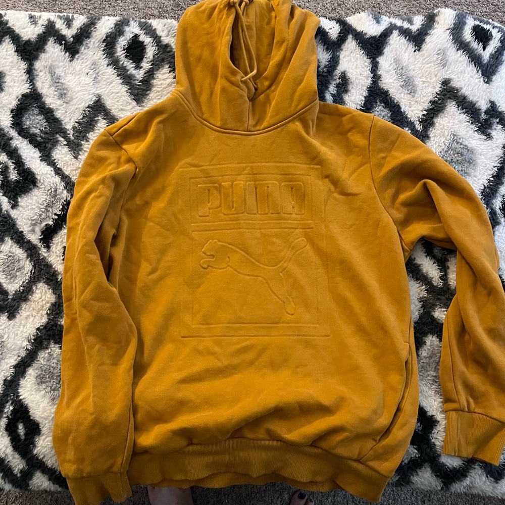 Yellow men’s Puma Hoodie
